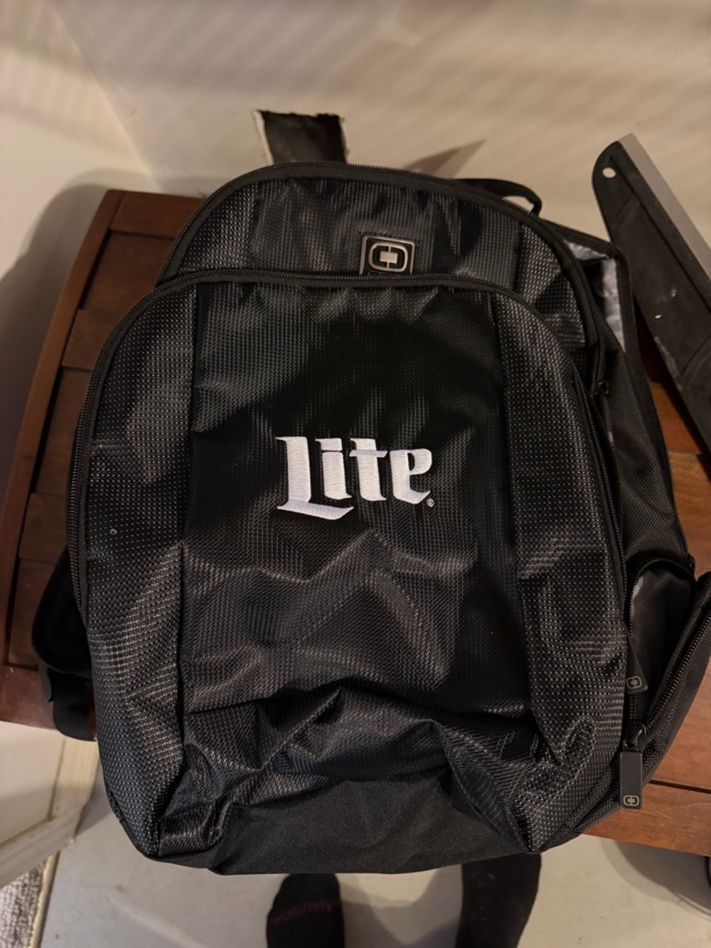 OGIO Black Backpack with 'Lite' Logo